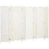 8 delige Kamerverdeler, Opvouwbare Privacy Scherm, Privacy Wand Voor Woonkamer, Slaapkamer, Thuiskantoor, Wit
