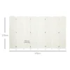 8 delige Kamerverdeler, Opvouwbare Privacy Scherm, Privacy Wand Voor Woonkamer, Slaapkamer, Thuiskantoor, Wit