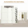 8 delige Kamerverdeler, Opvouwbare Privacy Scherm, Privacy Wand Voor Woonkamer, Slaapkamer, Thuiskantoor, Wit