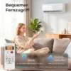 9000 BTU Mini Split Airconditioner & Warmtepomp, WiFi compatibele Inverter Airconditioner Met Installatiekit