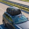 Auto Dakkoffer 21 Kubieke Voet Opvouwbaar Waterdicht Dakbagagedrager Met Anti Slip Mat 10 Zware Lastriemen 6 Deurhaken