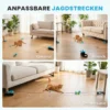 Automatisch/Afstandsbediend Kattenspeelgoed Met Instelbare Snelheid En Aanpasbare Looproutes Zwart