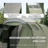 Campingtent Voor 3 4 Personen Stabiel 3000mm Waterdicht Familietent Met Slaapcabine Voorkamer Woonruimte Groen