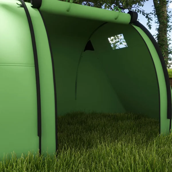 Campingtent Voor 3 4 Personen Stabiel Waterdicht Familietent Met Slaapkamer Woonkamer 3000mm Waterkolom Donkergroen