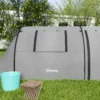 Campingtent Voor 3 4 Personen Stabiel Waterdicht Familietent Met Slaapkamer Woonkamer 3000mm Waterkolom Grijs