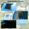 Campingtent Voor 3 4 Personen Stabiel Waterdicht Familietent Met Slaapkamer Woonkamer 3000mm Waterkolom Hemelsblauw