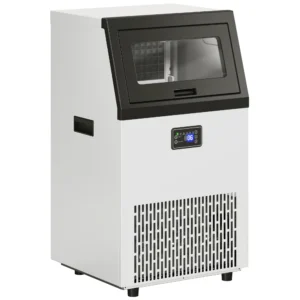 Commerciële IJsblokjesmachine, 55 Kg/24u Roestvrij Staal Inbouw Of Vrijstaande IJsblokjesmachine Met 13 Kg Opslag