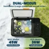 Compressor Koelbox 20L 20℃ 20℃ Elektrische Koelbox Met APP besturing LED lampjes USB aansluiting Batterijbescherming