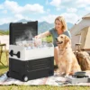 Compressor Koelbox 50L 20℃ 20℃ Elektrische Koelbox Met Dual Zone Temperatuurregeling APP LED Batterijbescherming Vouwhandvat