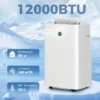 Draagbaar Klimaatapparaat Met 12.000 BTU, 4 in 1 Airconditioner Met WiFi En Spraakbesturing, Koeling, Ontvochtiger, Ventilator, Slaapmodus