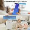 Draagbaar Klimaatapparaat Met 12.000 BTU, 4 in 1 Airconditioner Met WiFi En Spraakbesturing, Koeling, Ontvochtiger, Ventilator, Slaapmodus