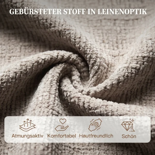 Draaibare Elektrische Relaxstoel Voor Volwassenen, Stoel Met Linnen look Stof En Oplaadpoorten, Beige