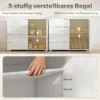 Dressoir Met 4 Lades En 1 Deur, Verstelbare Plank, Voor Woonkamer, Slaapkamer 100 X 40 X 80 Cm
