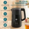 Elektrische Waterkoker, 1,7L, Snelkokend, 2200W, Met LED Display, Warmhoudfunctie, Droogkookbeveiliging, PTFE vrij