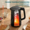 Elektrische Waterkoker, 1,7L, Snelkokend, 2200W, Met LED Display, Warmhoudfunctie, Droogkookbeveiliging, PTFE vrij
