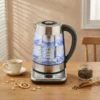 Elektrische Waterkoker, 1,7L Snelkokende 2200W Waterkoker Met UK Strix Thermostaat, Theezeef, Warmhoudfunctie