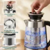 Elektrische Waterkoker, 1,7L Snelkokende 2200W Waterkoker Met UK Strix Thermostaat, Theezeef, Warmhoudfunctie
