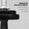 Halterset 2 in 1 Korte Halters Lange Halters Verstelbaar Tot 20 KG Met Antislip Handvat Voor Krachttraining Thuis Grijs