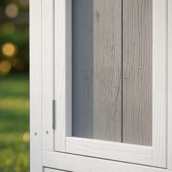 Houten Kippenhok Met Afsluitbare Deur, Legnest, Waterdicht PET dak Voor 3 4 Kippen, 145x90x92 Cm Grijs