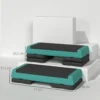 In Hoogte Verstelbaar Fitness Aerobic Stepper Met 3 Niveaus (10,5/15,5/20,5 Cm), Anti slip Groen