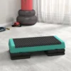In Hoogte Verstelbaar Fitness Aerobic Stepper Met 3 Niveaus (10,5/15,5/20,5 Cm), Anti slip Groen