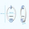 Interactief Kattenspeelgoed USB Oplaadbare Deurhangende Springende Muis Voor Katten, 24,1 X 13,8 X 6,6 Cm Wit