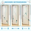 Interactief Kattenspeelgoed USB Oplaadbare Deurhangende Springende Muis Voor Katten, 24,1 X 13,8 X 6,6 Cm Wit