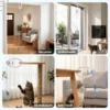 Interactief Kattenspeelgoed USB Oplaadbare Deurhangende Springende Muis Voor Katten, 24,1 X 13,8 X 6,6 Cm Wit