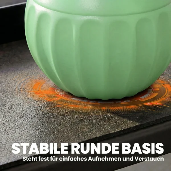 Kettlebell Kogelgewicht 6 Kg Gewicht Halter Gevuld Met Zand Voor Beginners Thuis Krachttraining 17 X 17 X 23 Cm Groen