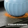 Kettlebell Kogelgewicht 6 Kg Gewicht Halter Gevuld Met Zand Voor Beginners Thuis Krachttraining 21 X 21 X 27 Cm Blauw