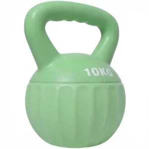 Kettlebell Kogelgewicht 6 Kg Met Zand Gevulde Gewichtshandvat Voor Beginners Thuis Krachttraining 21 X 21 X 27 Cm Groen