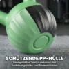 Kettlebell Kogelgewicht 6 Kg Met Zand Gevulde Gewichtshandvat Voor Beginners Thuis Krachttraining 21 X 21 X 27 Cm Groen