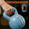 Kettlebell Kogelhalter 6 Kg Gewicht Halter Gevuld Met Zand Voor Beginners Thuis Krachttraining 17 X 17 X 23 Cm Blauw