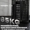 Kraftstation Fitnessstation Met 65kg Gewichten, Latzug, Butterflystang, Verstelbare Preacher Bank, Beentrainer