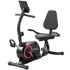 Liggende Hometrainer Met 8 Verstelbare Weerstandsniveaus, Magnetische Rem, APP hartslagsensor, LCD display, Voetriemen
