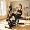 Liggende Hometrainer Met 8 Verstelbare Weerstandsniveaus, Magnetische Rem, APP hartslagsensor, LCD display, Voetriemen