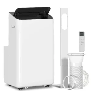 Mobiel Klimaatapparaat 12.000 BTU Met Inverter technologie, Airconditioning Met 60° Zwenkfunctie, 24 uurs Timer, Afstandsbediening