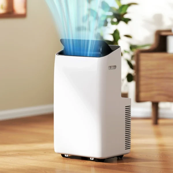 Mobiel Klimaatapparaat 12.000 BTU Met Inverter technologie, Airconditioning Met 60° Zwenkfunctie, 24 uurs Timer, Afstandsbediening