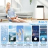 Mobiel Klimaatapparaat 12.000 BTU Met Inverter technologie, Airconditioning Met 60° Zwenkfunctie, 24 uurs Timer, Afstandsbediening