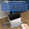 Mobiel Klimaatapparaat 12.000 BTU Met Inverter technologie, Airconditioning Met 60° Zwenkfunctie, 24 uurs Timer, Afstandsbediening
