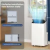 Mobiel Klimaatapparaat 12.000 BTU Met Inverter technologie, Airconditioning Met 60° Zwenkfunctie, 24 uurs Timer, Afstandsbediening