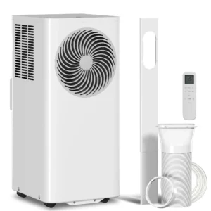Mobiel Klimaatapparaat 9000 BTU, 4 in 1 Mobiele Airconditioning Met Koeling, 40 L/dag Ontvochtiger, Ventilator, Slaapmodus