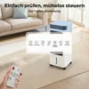 Mobiele Luchtkoeler, 3 in 1 Verdampingskoeler Met 7 Liter Watertank, 48° Zwenkfunctie, Wit