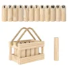 Mölkky Spel Werpenspel Hout Kubb Vikingspel Met 12 Kegels 1 Stok Transportdoos Voor Familie Groepen