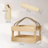 Mölkky Spel Werpenspel Hout Kubb Vikingspel Met 12 Kegels 1 Stok Transportdoos Voor Familie Groepen