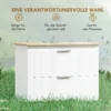 Onderkast Voor De Badkamer, 80 Cm Kast Met Twee Grote Laden Voor Wastafel Met Of Zonder Sokkel, Wit