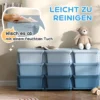 Opbergdoos Voor Kinderen, Kinderopbergdoos, 9 Lades, Blauw