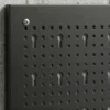 Opbergsysteem Wandrek 60 X 40 Cm, 28 Stks. Bakkenrek Met Haak Opbergvakken, Werkplaatsrek, Zwart+Rood