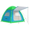 Opblaasbare Tent 3 Personen Snelle Opbouw Outdoor Camping Tent Met Luchtpomp Meshraam Afneembaar Dak