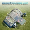 Opblaasbare Tent 4 Personen Snelle Opbouw Outdoor Camping Tent Met 2 Slaapkamers Mesh Venster Luifel